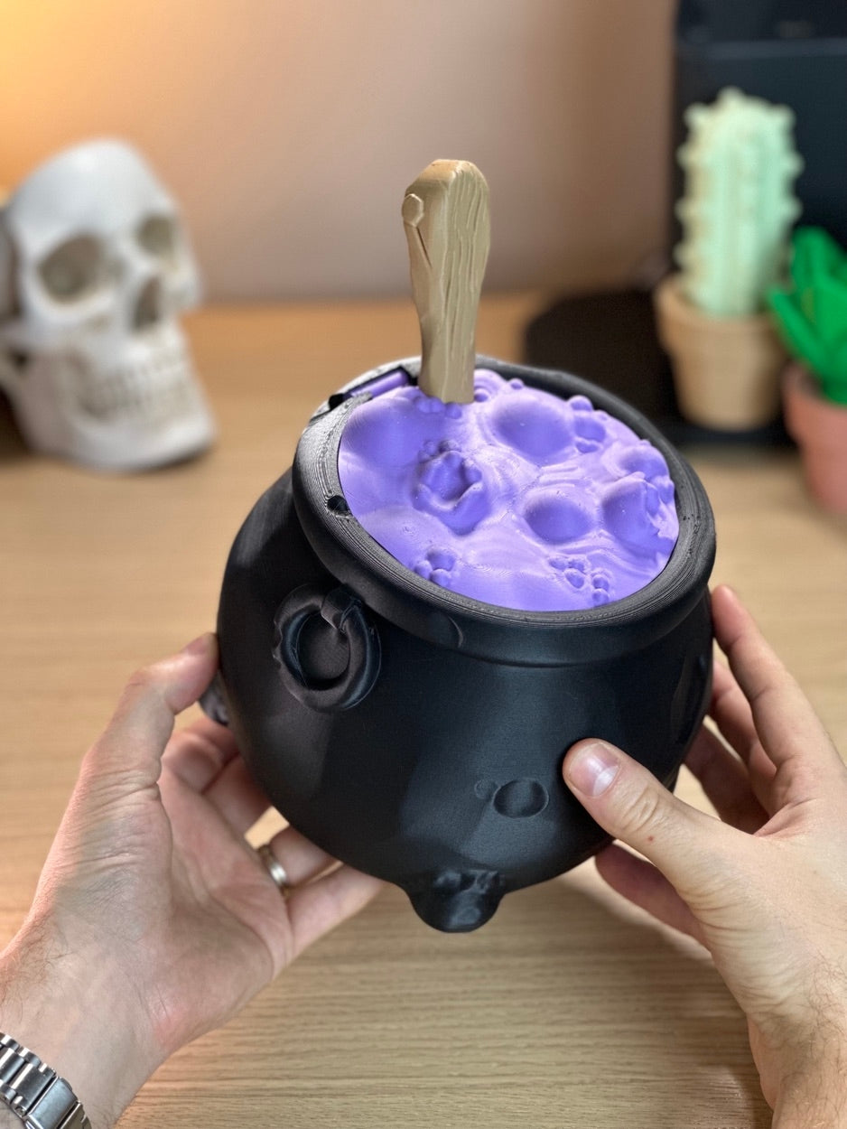 Witches Cauldron Dice Vault or Candy Dish