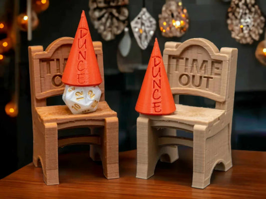 Dunce Dice Chair - Time Out - Dice Jail