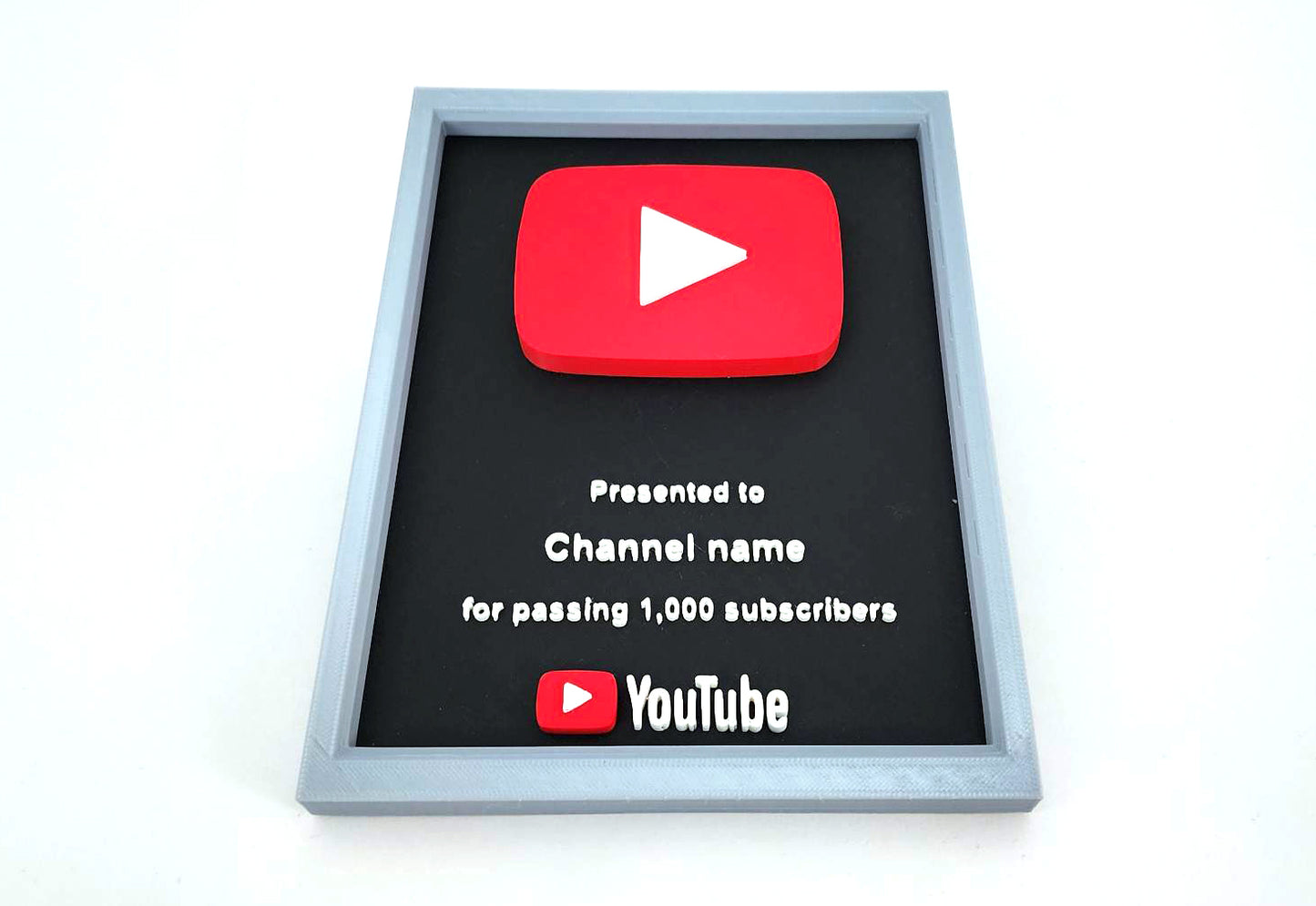 Original Subscriber Award Plaque Personalized