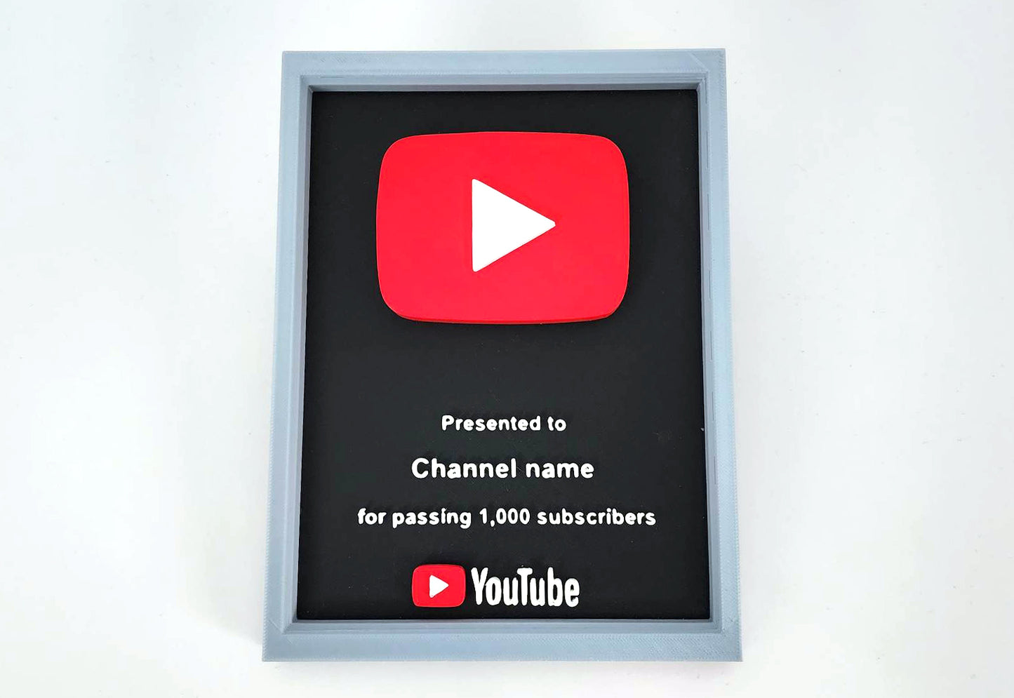 Original Subscriber Award Plaque Personalized