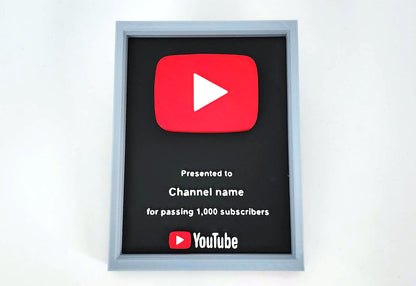 Original Subscriber Award Plaque Personalized