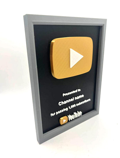 Original Subscriber Award Plaque Personalized