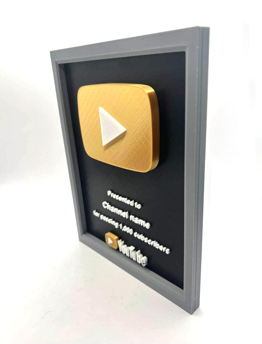 Original Subscriber Award Plaque Personalized